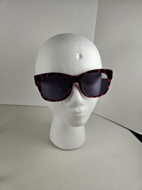 Max Studio Tortoiseshell Pink/Black Square Sunglasses